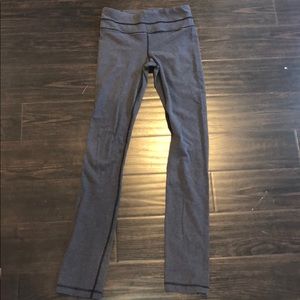 Lululemon grey cotton leggings